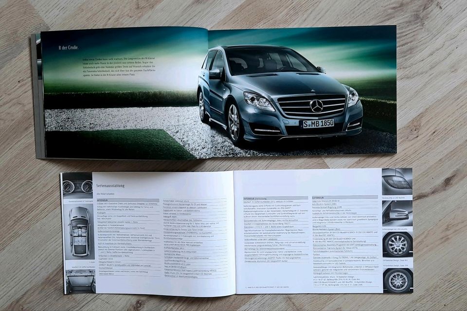 Mercedes Benz Prospekt R-Klasse Preisliste AMG in Großrinderfeld