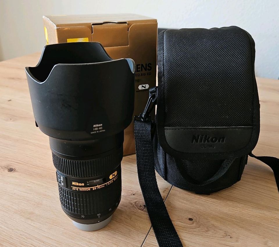 Nikon 24-70 mm/2,8 ED Objektiv + OVP in Kiel