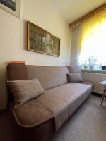 Sofa mit Schlaffunktion und Bettkasten in braun/beige Schwerin - Werdervorstadt Vorschau