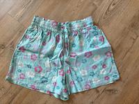 Hellblaue Sommer-Shorts mit Blumenprint in Gr. 36 Bayern - Waldmünchen Vorschau