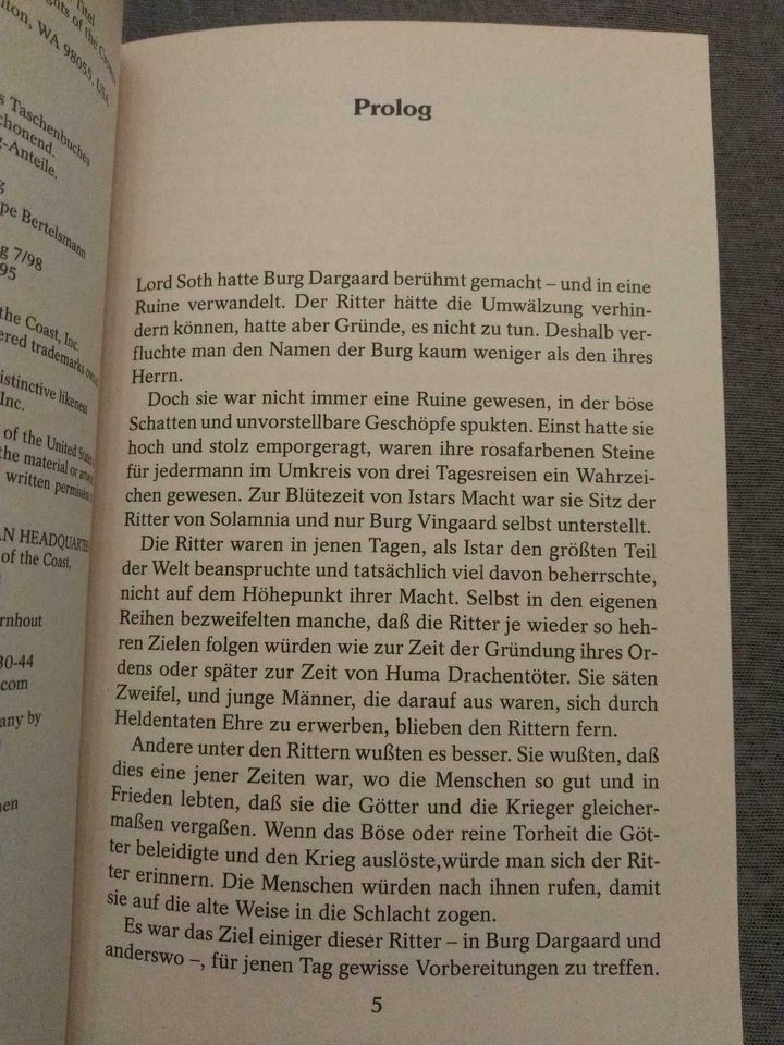 Buch Roland Green Drachenlanze der Dieb der Zauberkraft in Pfungstadt