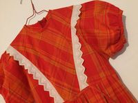 schöne vintage Kleid, Mädchen Kleider, Rot Orange Baden-Württemberg - Weingarten Vorschau