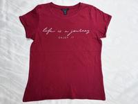 weinrotes T-Shirt mit Aufdruck von Amisu, Gr. XS Bayern - Thyrnau Vorschau