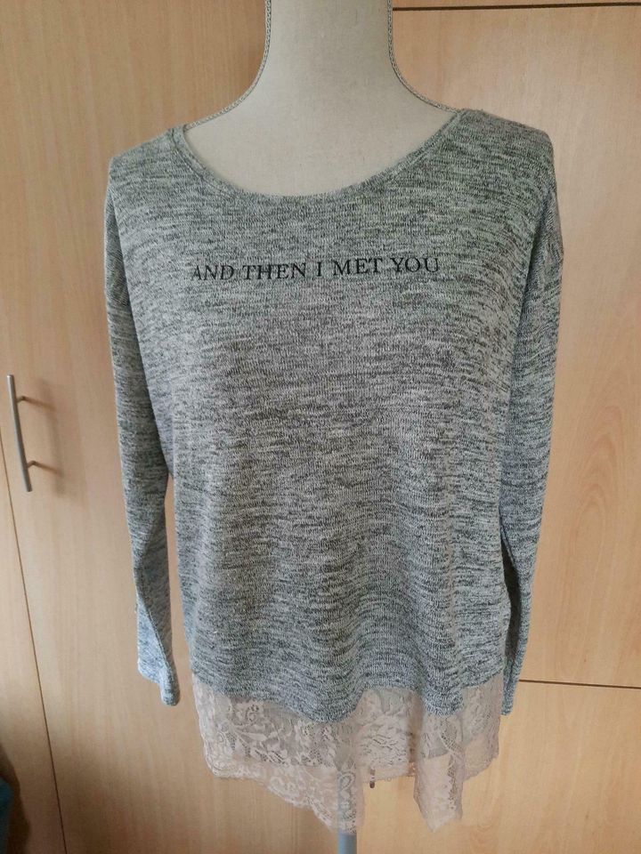 Page One Pullover Langarm Shirt T-Shirt Spitze Gr.M Gr.38 Damen g in Tiefenbach Kr Passau