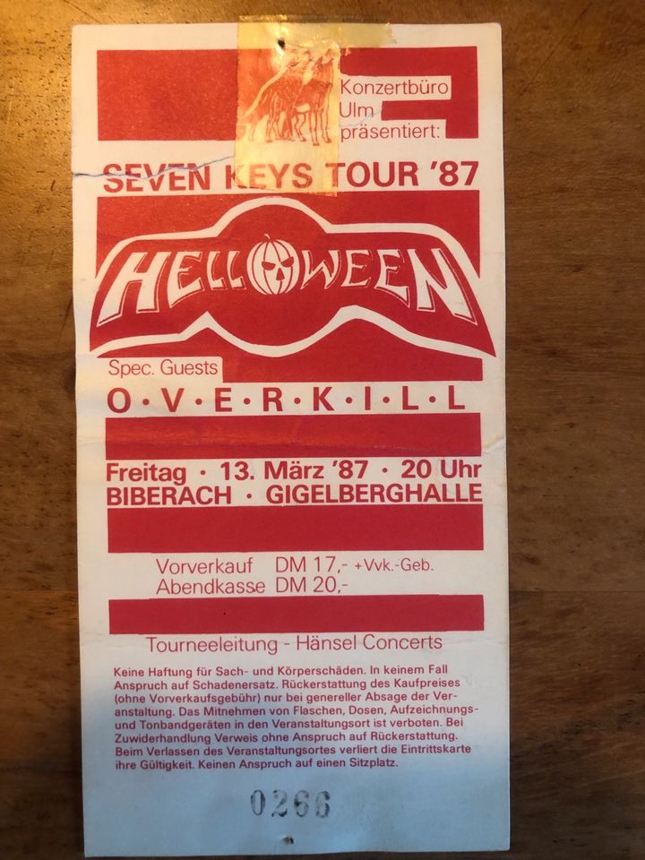 Helloween Keeper Of The Seven Keys mit Autogramm in Berlin