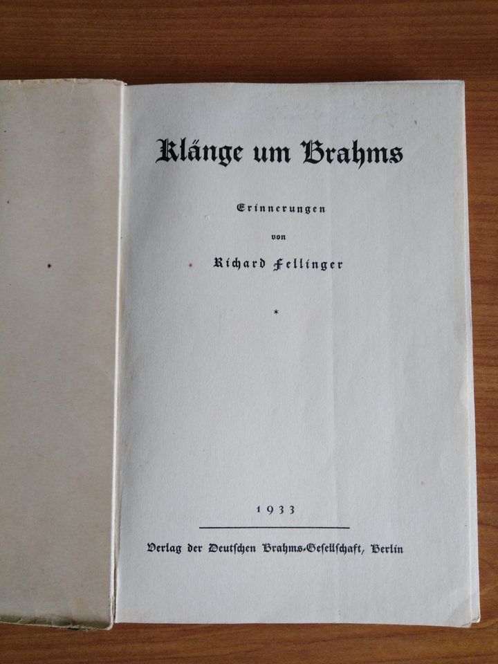 Klänge um Brahms von Richard Fellinger in Bernkastel-Kues