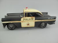 Blechauto - POLICE - Blechspielzeug Polizeiauto 32x12x13cm Krummhörn - Greetsiel Vorschau