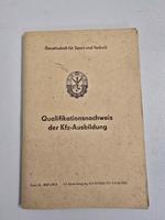 Qualifikationsnachweis der Kfz-Ausbildung GST, DDR Thüringen - Ebeleben Vorschau