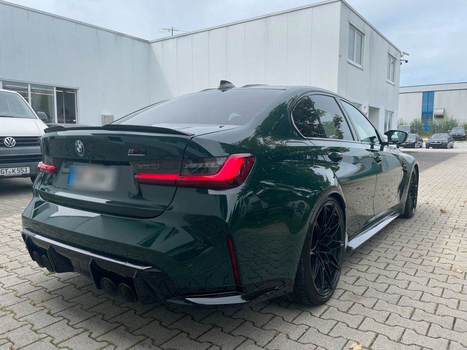 BMW M3 Competition British Racing Green Carbon Laser DA-Prof. in Warendorf