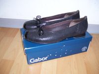 GABOR Damen Echt Leder Schuhe Ballerina schwarz Gr.42 neuwertig Kiel - Wellsee-Kronsburg-Rönne Vorschau