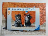 Kätzchen unterm Schirm - 1000 Teile Puzzle Ravensburger Bayern - Karlshof b Ederheim Vorschau