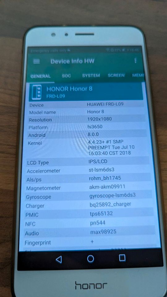 Huawei Honor 8 (FRD-L09) Dual SIM 4G 32GB 4GB RAM Weiss Weiß OVP in Hürth