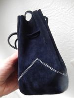 Trachtenbeutel Trachtentasche Handtasche Beutel Leder dunkelblau Rheinland-Pfalz - Thaleischweiler-Fröschen Vorschau