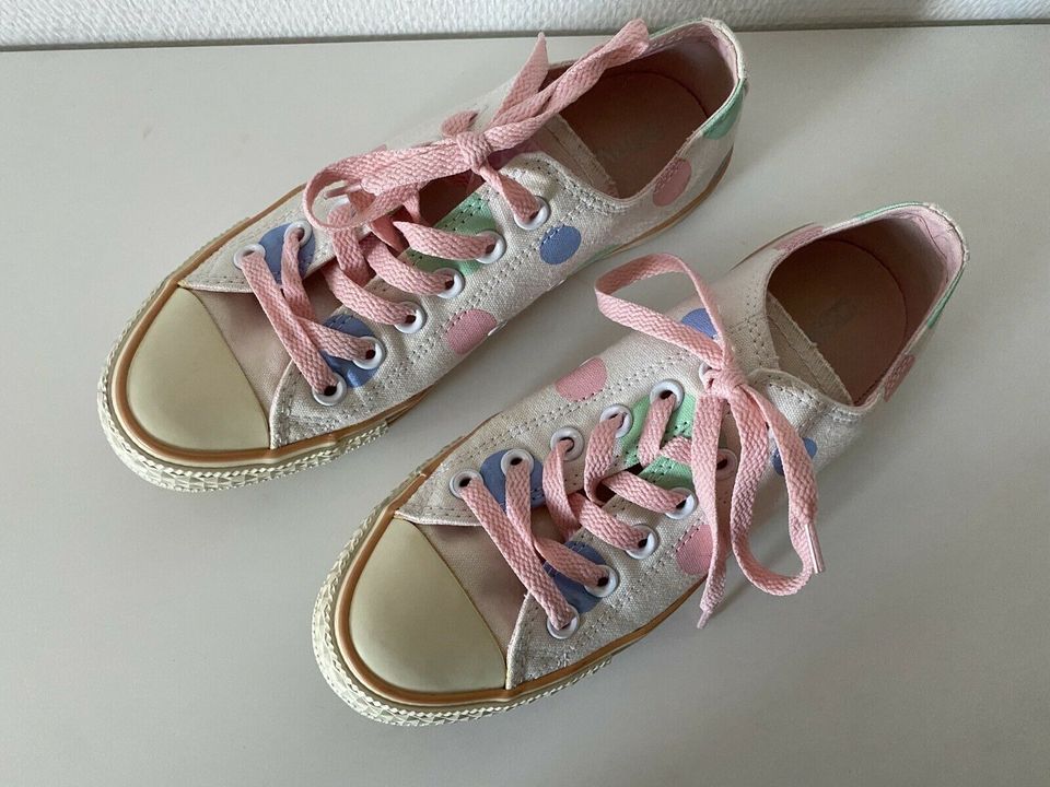 Converse Chucks rosa Punkten Kinderschuhe Sneakers 37,5 in Heidelberg