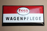 Esso Wagenpflege Schild ECHTE EMAILLE Emailschild 30 x 60 cm München - Maxvorstadt Vorschau