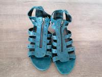 Görtz Sandalen Gr. 39 blau taubenblau Reißverschluss Kiel - Suchsdorf Vorschau