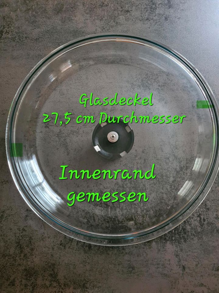 Glasdeckel für Pfanne oder Topf. in Wedemark