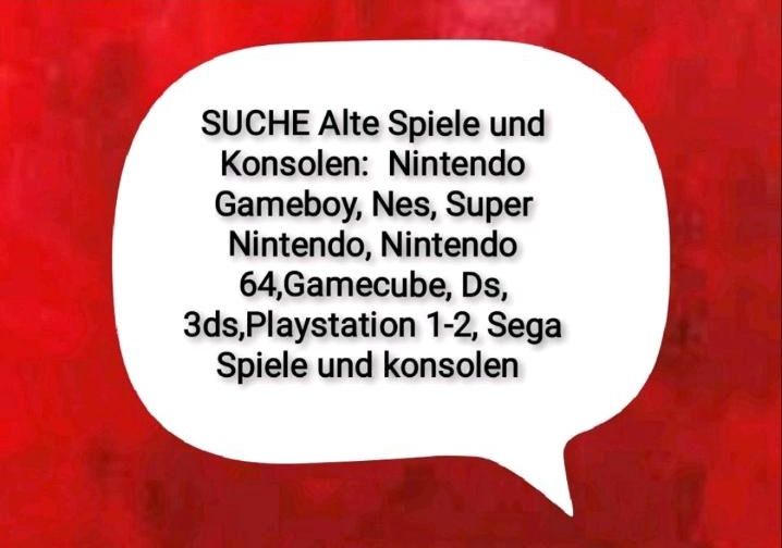 SUCHE Super nintendo N64 Gamecube Gameboy 3ds Wii u Ps1 sammlung in Rüsselsheim