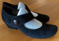 Orig. ARA hübsche Damen-Schuhe, schwarz, Wildleder, Gr. 39 Niedersachsen - Wetschen Vorschau