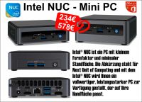 Intel NUC Mini PC - Verschiedene Modelle - Neu Rechnung ab 234€ Hessen - Wetzlar Vorschau