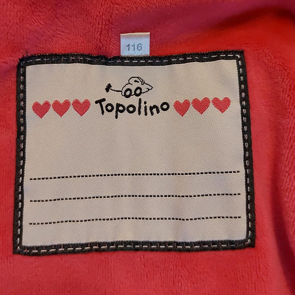 Regenkleidung Regenjacke Regenhose Topolino Größe 116 in Ritterhude