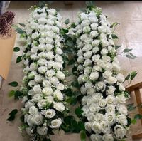 Blumengirlande Rosen 5m, Hochzeit, Dekoration, künstliche Blumen Nordrhein-Westfalen - Troisdorf Vorschau