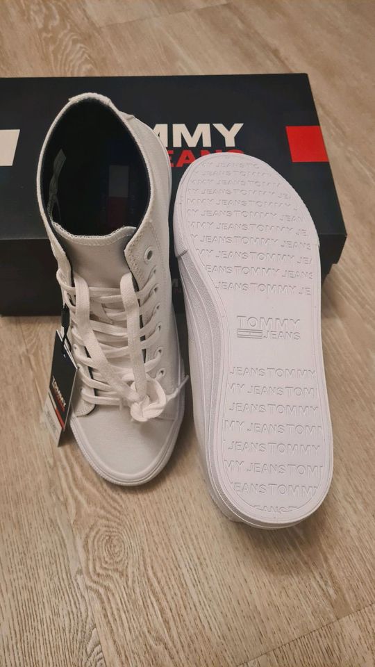 Tommy Jeans Sneaker NEU Weiß 41 in Eisenhüttenstadt