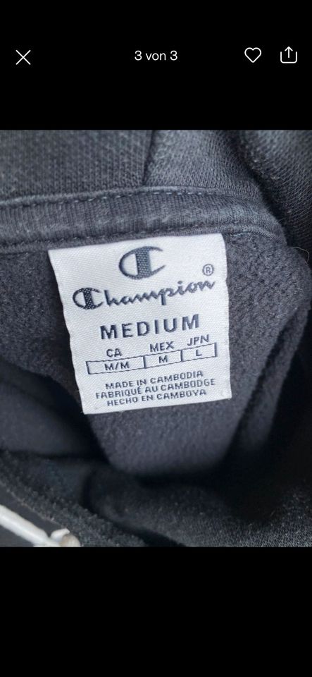 Champion Hoodie M/S Pullover in Ilmtal