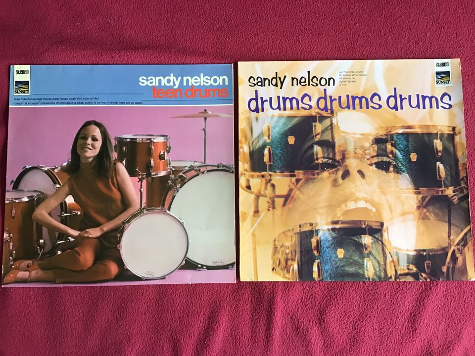 2x Vinyl LP Sandy Nelson: Teen Drums & Drums Drums Drums in Dortmund