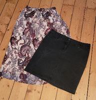 2x Damen Rock gemustert & einfarbig Jeans Gr. L / 44 Nordrhein-Westfalen - Blomberg Vorschau