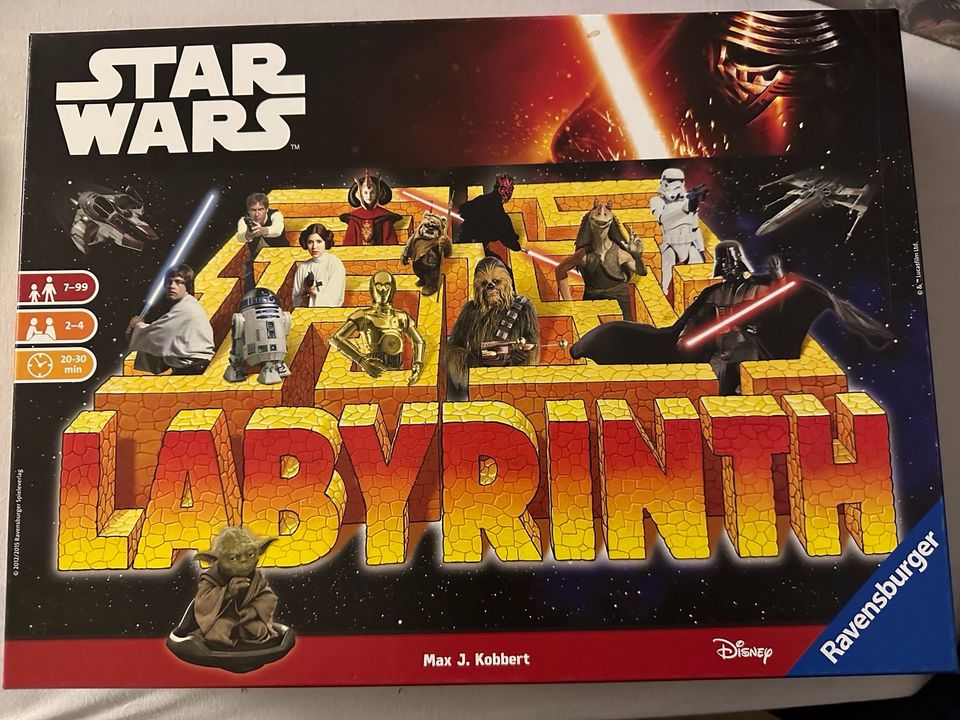 Star Wars Labyrinth Spiel wie neu Brettspiel in Utzberg