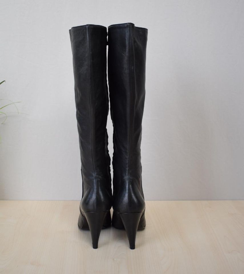 klasse Marc Cain Echtleder High-Heel Stiefel Gr. 39 (38 1/2) in Neulingen