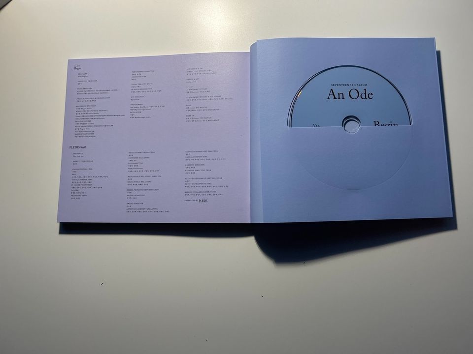 SEVENTEEN - An Ode (Begin Version) Album mit 4 PCs in Pinneberg