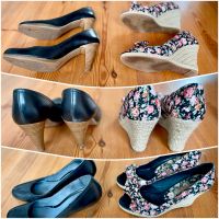 Buffalo PeepToe Keilsandalette, Görtz Pumps schwarz, Leder Niedersachsen - Scharnebeck Vorschau