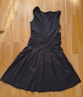 Manguun collection schwarzes ärmelloses Taft-Kleid Größe S 36 Frankfurt am Main - Innenstadt Vorschau
