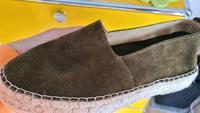 Espadrilles khaki-farbenes Wildleder, Gr. 40 Niedersachsen - Braunschweig Vorschau