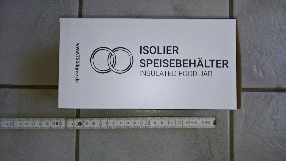 Isolier Speisebehälter 650ml, 720 DGR, Thermosflasche, neu + OVP! in Geschendorf