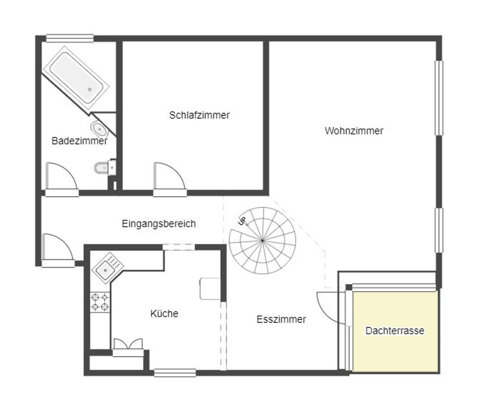 Citylage mit Weitblick - schöne Maisonettewohnung mit Stellplatz in Willich