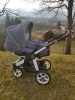 Kinderwagen Hartan Racer GTS blau/grau top Sachsen - Auerbach (Vogtland) Vorschau