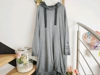 XXL 46 48 Soccx Hoodiekleid Sweatshirtkleid grau used Kleid Pulli Sachsen-Anhalt - Genthin Vorschau