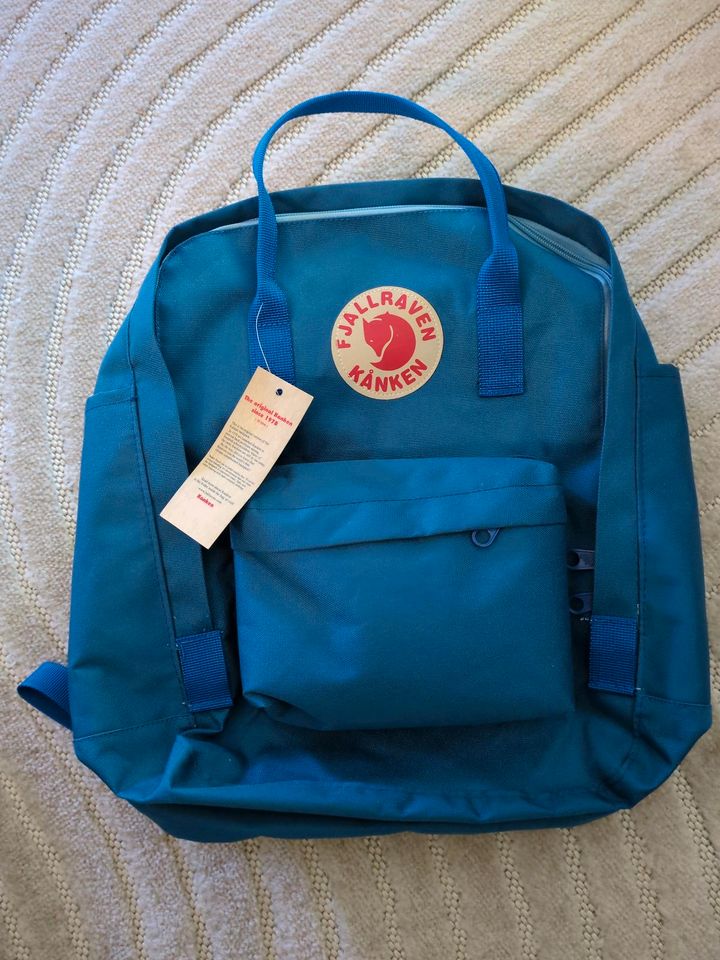 Fjallraven kranken Rucksack blau neu in Kiel