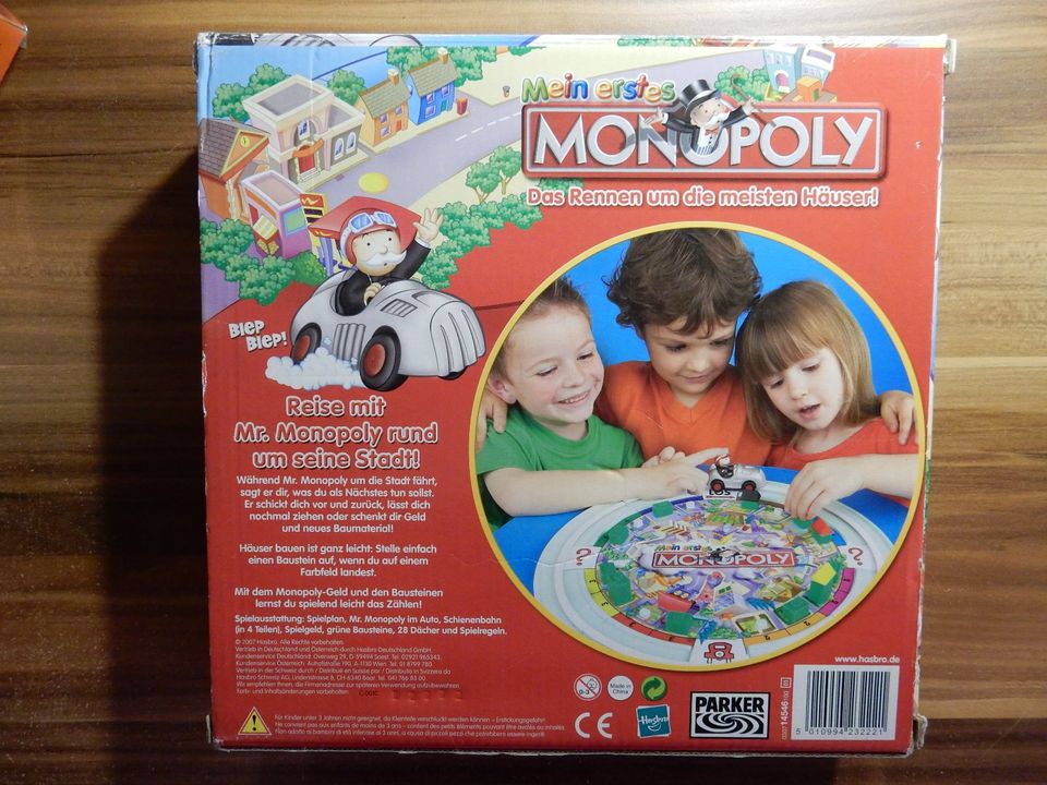 Mein erstes Monopoly Kinder Spiel ab 4 Jahren sprechendes Auto in Dietersheim