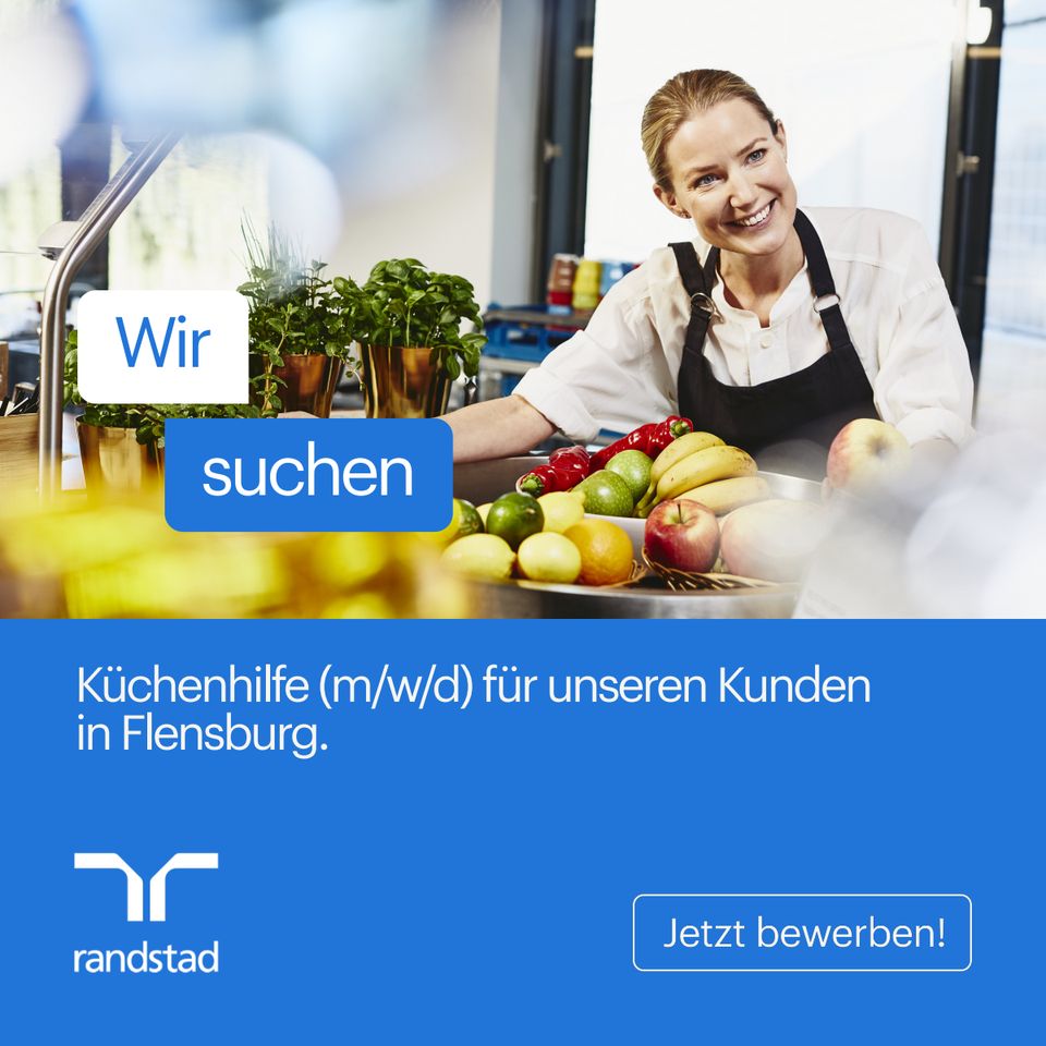 Küchenhilfe (m/w/d) in Flensburg in Flensburg