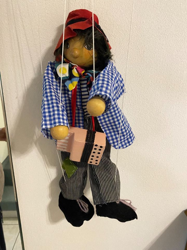 3 Marionetten-Puppen, 45 cm groß, Musikanten in Augsburg