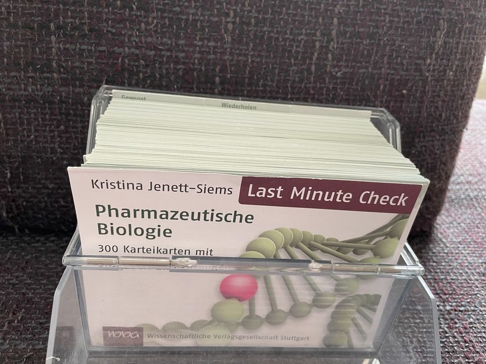 Last Minute Check Pharmazeutische Biologie Pharmazie Staatsexamen in Centrum