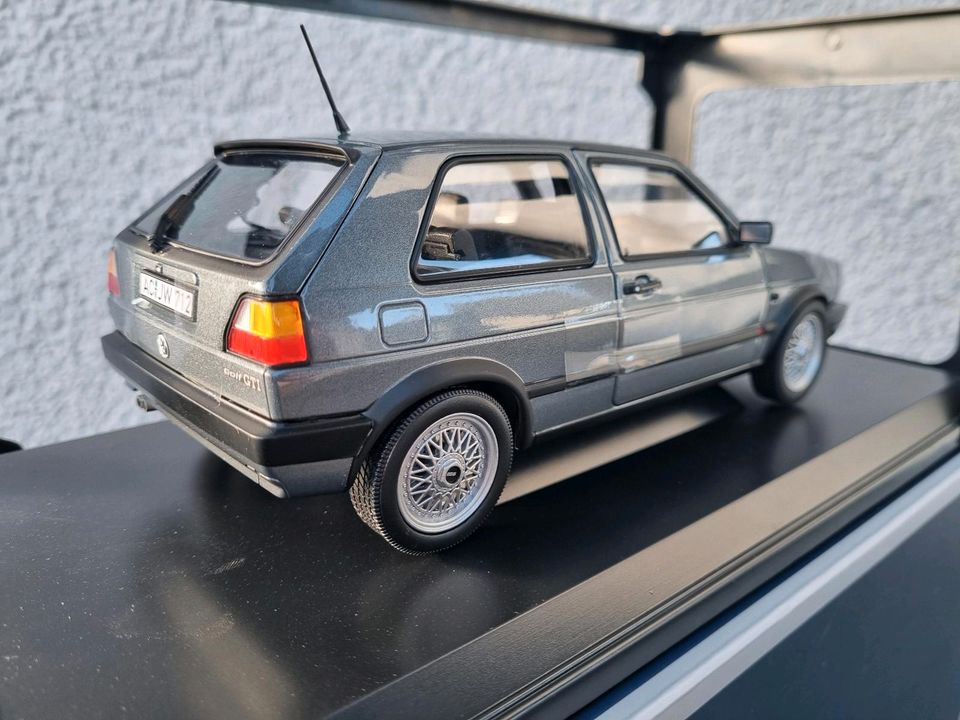 VW Golf 2 GTI Modellauto von NOREV 1:18 grau  NEU 188442 in Hunsrück