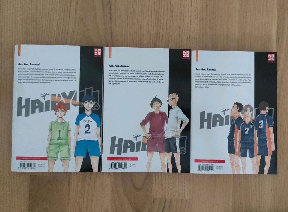 Haikyuu Manga Teil 1-3 (deutsch) Haruichi Furudate in Frankfurt am Main