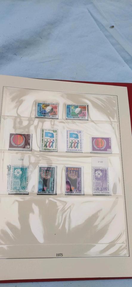 Briefmarken Sammlung Gemälde Europas und UNO Vereinte Nationen in Neunkirchen