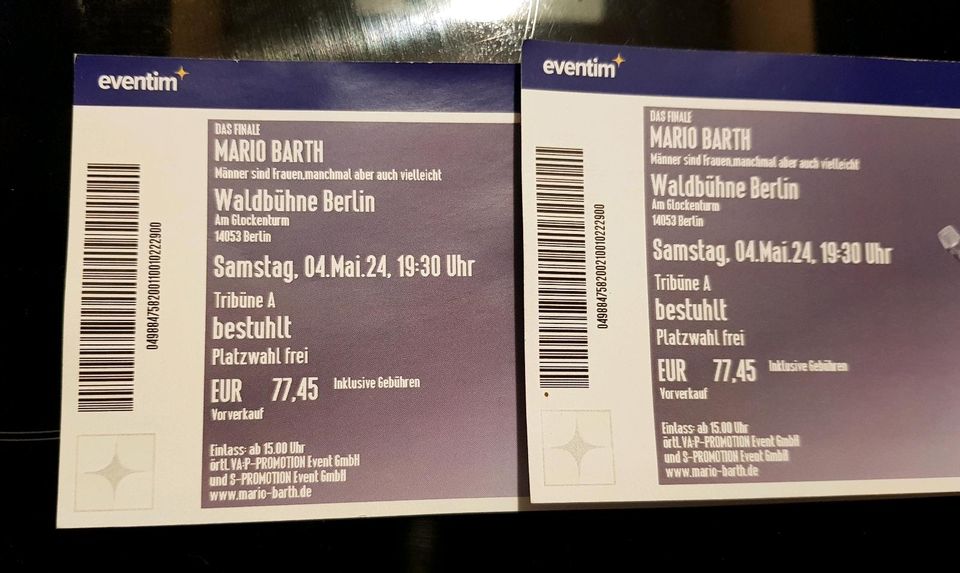 2 Mario Barth Karten 04.05.2024 Berlin Waldbühne in Potsdam
