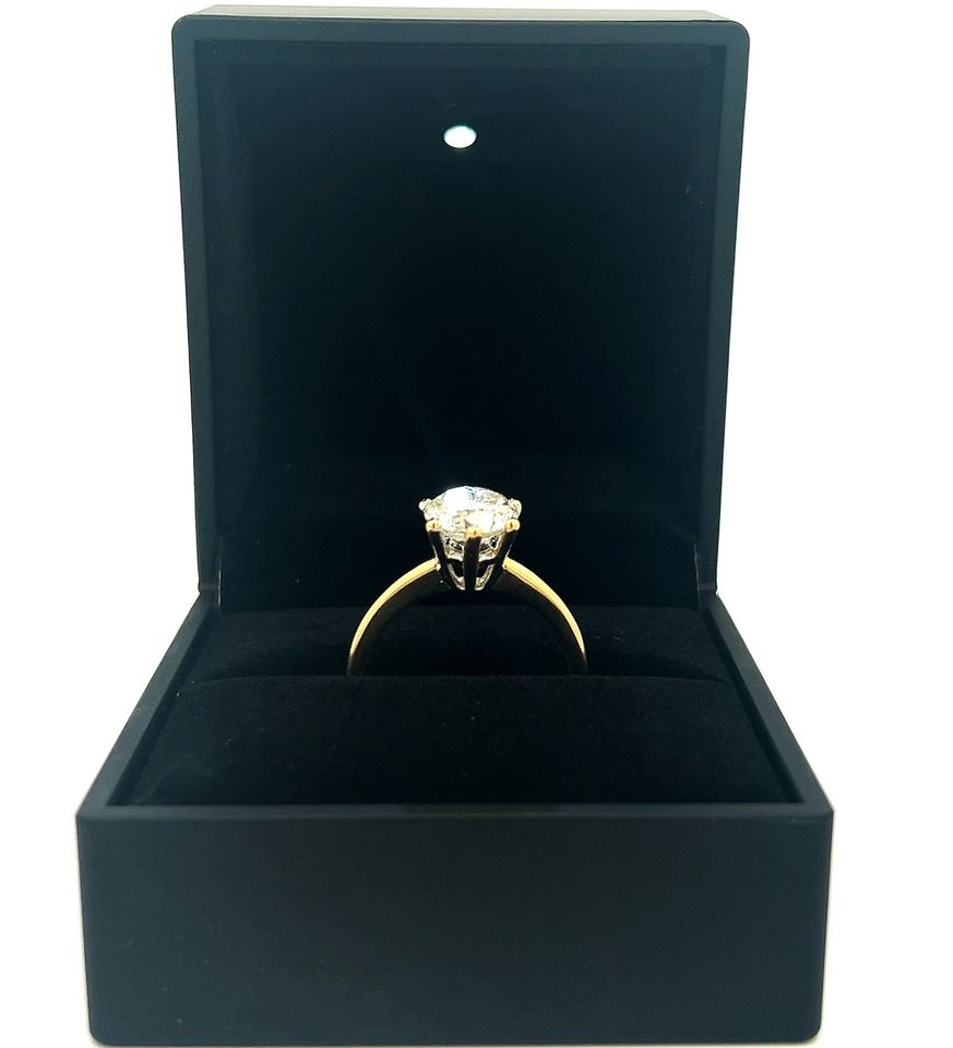 Diamant Ring 750 Gold 2,32 Carat H/P1 im Brillant Schliff in  Baden-Württemberg - Pforzheim | eBay Kleinanzeigen ist jetzt Kleinanzeigen